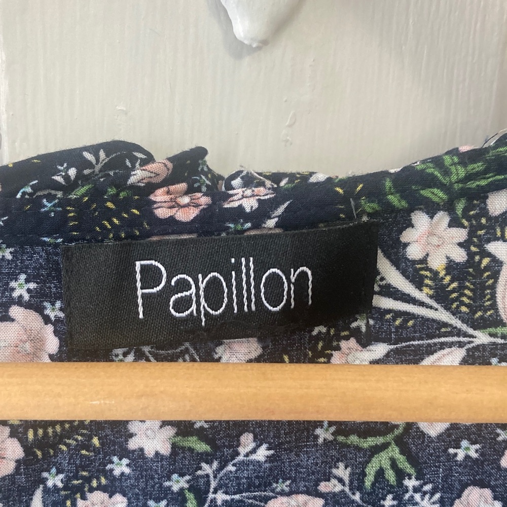 Papillon Navy and Pink Floral Dress/Tunic - Picture 2 of 9